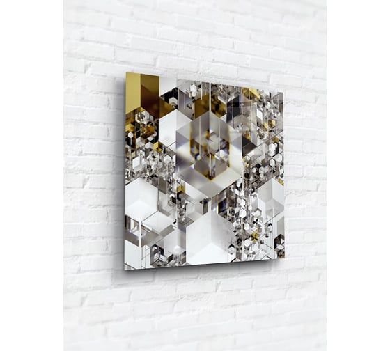 Картина на стекле ARTABOSKO Зеркала 3 40x40 WBR-01-946-03 1
