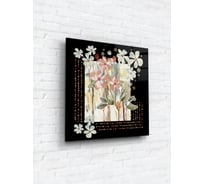 Картина на стекле ARTABOSKO Изысканный цветок 1 40x40 WBR-05-900-03