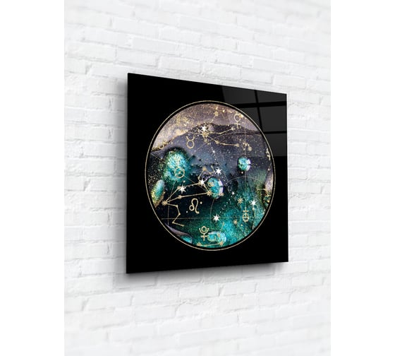 Картина на стекле ARTABOSKO Зодиаки 3 40x40 WBR-07-881-03 1