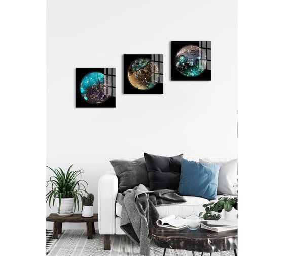 Картина на стекле ARTABOSKO Зодиаки 2 40x40 WBR-07-880-03