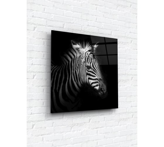 Картина на стекле ARTABOSKO Зебра 40x40 WBR-02-62-03 1