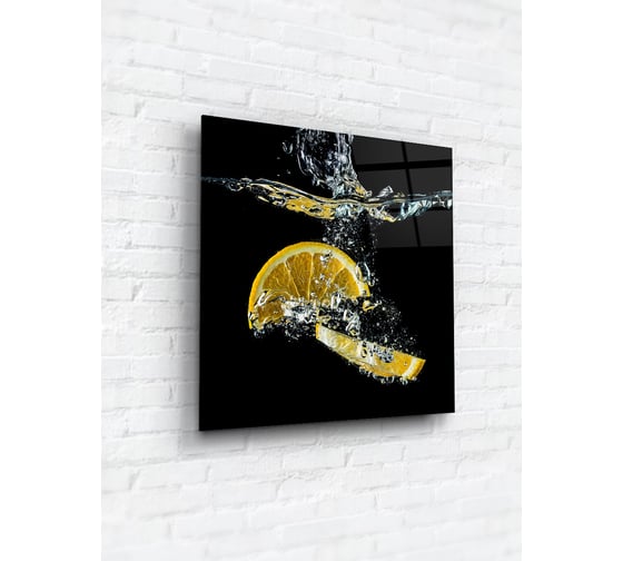 Картина на стекле ARTABOSKO Водный фрукт 4 40x40 WBR-02-1027-03 1