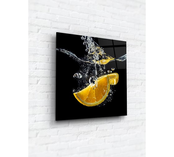 Картина на стекле ARTABOSKO Водный фрукт 5 40x40 WBR-02-1028-03 1