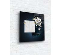 Картина на стекле ARTABOSKO Геометрические цветы 1 40x40 WBR-01-1030-03