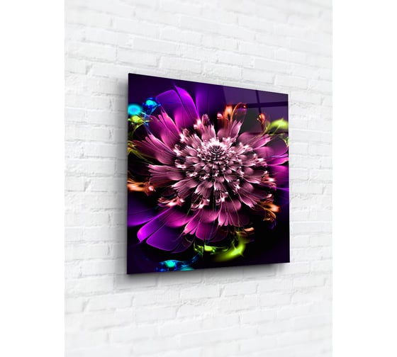 Картина на стекле ARTABOSKO Вспышка 1 40x40 WBR-02-990-03
