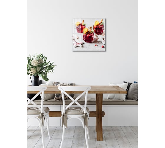 Картина на стекле ARTABOSKO Десерт 2 40x40 WBR-11-1128-03