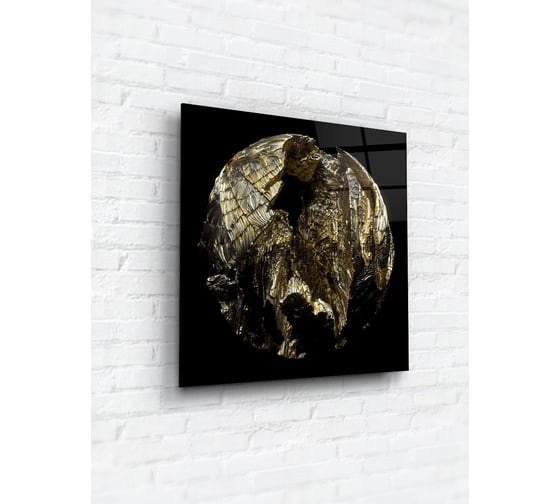 Картина на стекле ARTABOSKO Золотая лава 1 40x40 WBR-01-1034-03 1