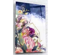 Картина на стекле ARTABOSKO цветочная фантазия 17 40x60 WBR-01-284-04