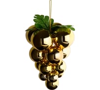 Новогоднее украшение Зимняя сказка гроздь винограда, золотая, 17 шаров, 3-6 см SYQD-0119184
