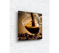 Картина на стекле ARTABOSKO чашка кофе 40x40 см WBR-02-21-03
