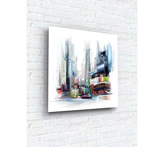 Картина на стекле ARTABOSKO город 1 40x40 см MI-02-126-03