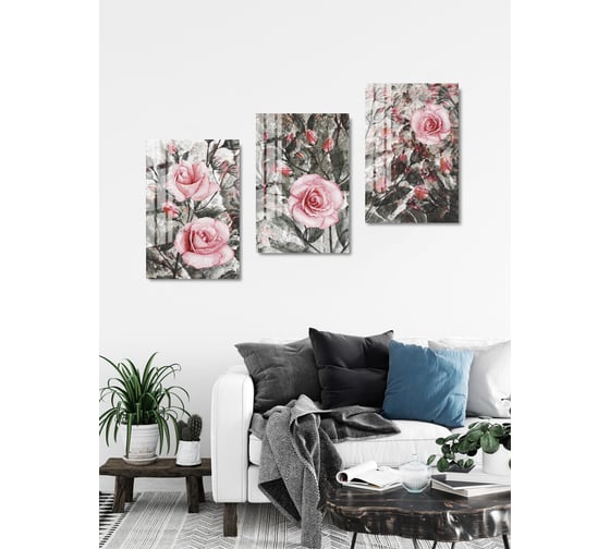 Картина на стекле ARTABOSKO альма 3 40x60 см WB-01-299-04