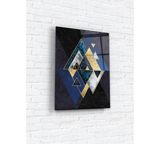 Картина на стекле ARTABOSKO ромб 3 30x40 см WBR-01-156-02 1