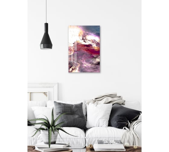 Картина на стекле ARTABOSKO ареография 1 40x60 см WBR-01-456-04