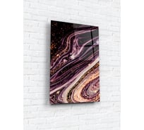 Картина на стекле ARTABOSKO бордовый акрил 3 40x60 см WBR-01-449-04