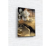 Картина на стекле ARTABOSKO белые ирисы 3 40x60 см WBR-01-431-04