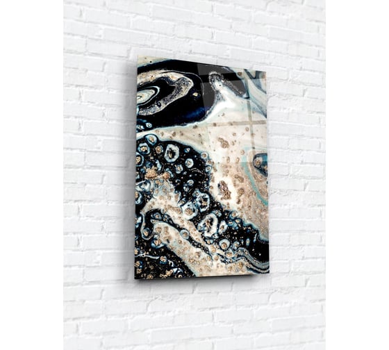 Картина на стекле ARTABOSKO акрил индиго 1 40x60 см WBR-01-438-04 1