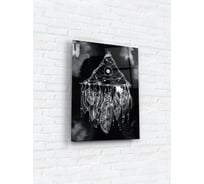 Картина на стекле ARTABOSKO ловец снов черный 30x40 см WBR-02-683-02