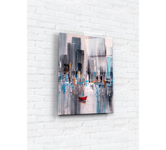 Картина на стекле ARTABOSKO небоскребы 1 30x40 см WBR-11-720-02