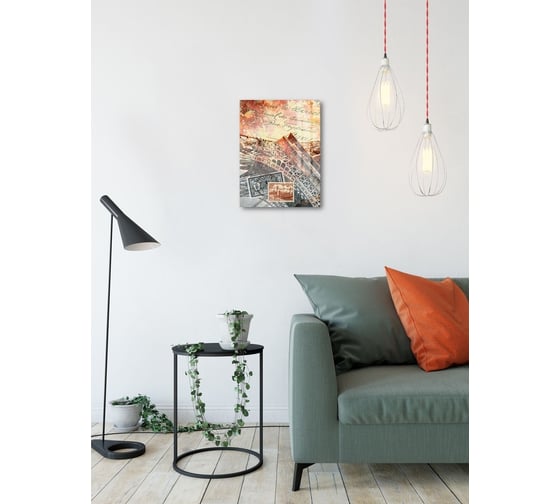 Картина на стекле ARTABOSKO эйфелева башня 2 30x40 см WBR-11-661-02
