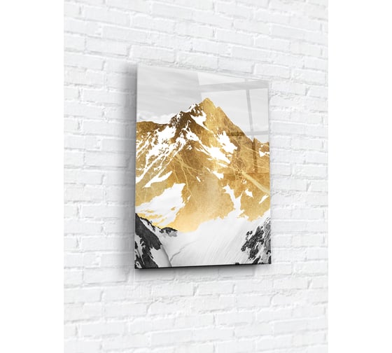 Картина на стекле ARTABOSKO золотая гора 2 30x40 см WBR-01-170-02 1