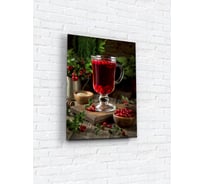 Картина на стекле ARTABOSKO клюквенный чай 30x40 см WBR-02-92-02