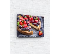 Картина на стекле ARTABOSKO чизкейк с ягодами 30x40 см WBR-02-81-02