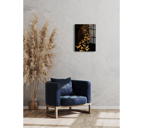 Картина на стекле ARTABOSKO птицы 1 30x40 см WBR-01-708-02