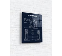 Картина на стекле ARTABOSKO звездные войны 5 30x40 см WBR-13-1019-02