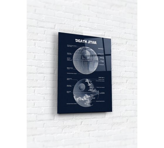 Картина на стекле ARTABOSKO звездные войны 2 30x40 см WBR-13-1016-02 1