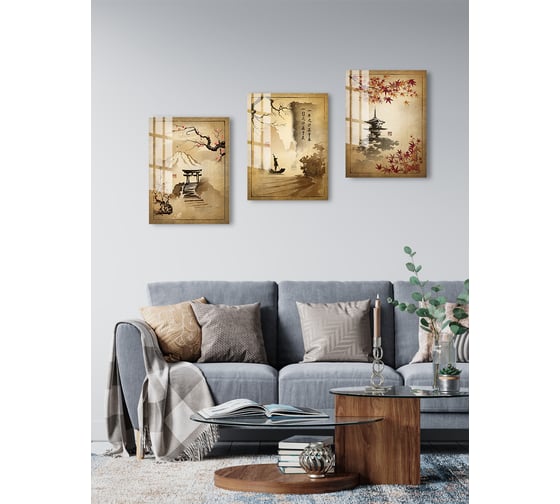 Картина на стекле ARTABOSKO фудзи 1 30x40 см WBR-05-932-02