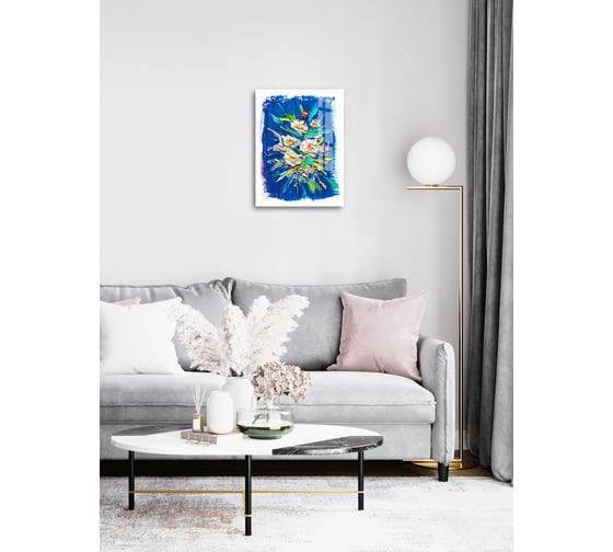 Картина на стекле ARTABOSKO блум 24 30x40 см WBR-11-728-02