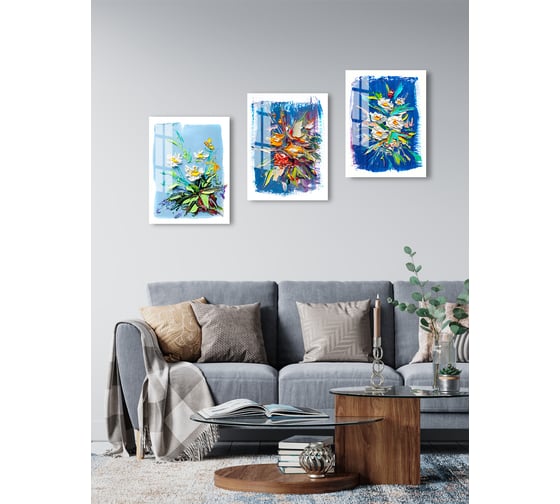 Картина на стекле ARTABOSKO блум 24 30x40 см WBR-11-728-02