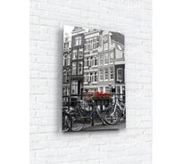 Картина на стекле ARTABOSKO амстердам в красном 40x60 см OMR-02-104-04