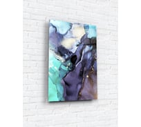Картина на стекле ARTABOSKO бирюзовый акрил 3 40x60 см WBR-01-134-04