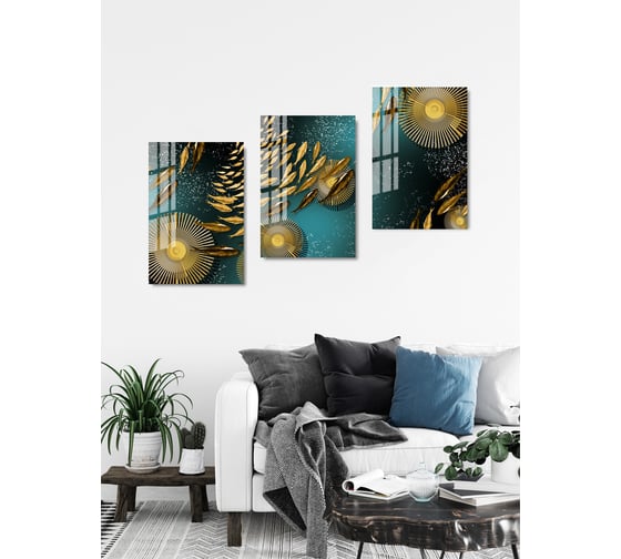 Картина на стекле ARTABOSKO голд фиш 3 40x60 см WB-01-323-04