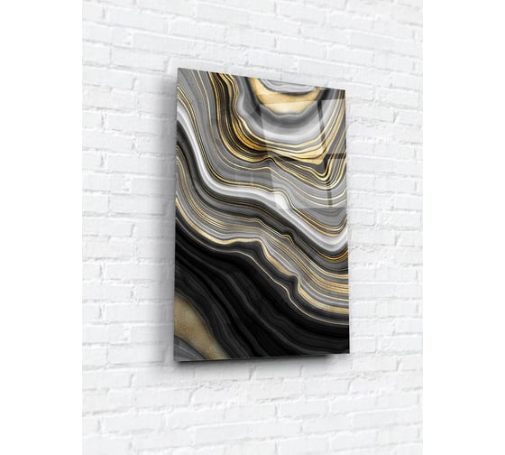 Картина на стекле ARTABOSKO агат 2 40x60 см WBR-07-234-04 1