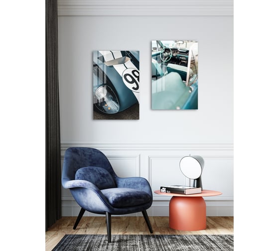 Картина на стекле ARTABOSKO гонки 5 40x60 см WBR-10-531-04