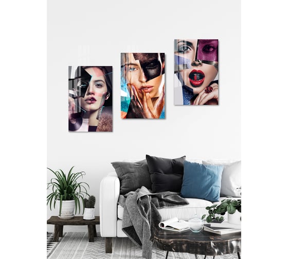 Картина на стекле ARTABOSKO бонни 40x60 см WBR-01-378-04