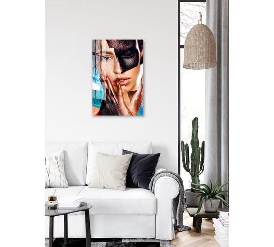 Картина на стекле ARTABOSKO бонни 40x60 см WBR-01-378-04