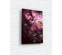 Картина на стекле ARTABOSKO весенние пионы 1 40x60 см WBR-01-426-04
