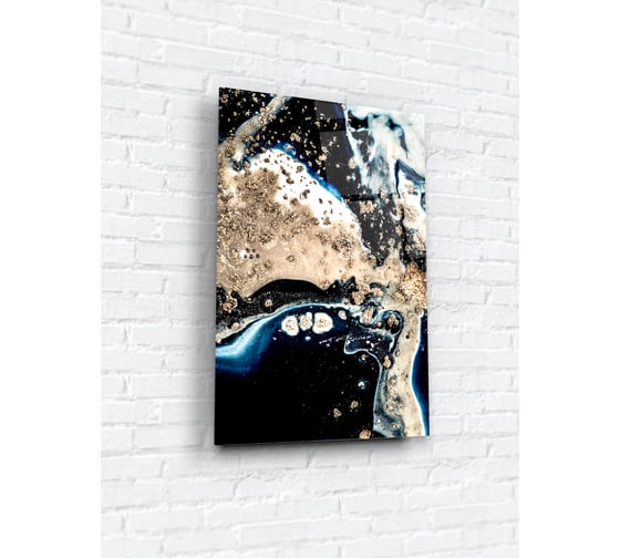 Картина на стекле ARTABOSKO акрил индиго 2 40x60 см WBR-01-439-04