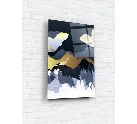 Картина на стекле ARTABOSKO горы 3 40x60 см WBR-01-608-04 1