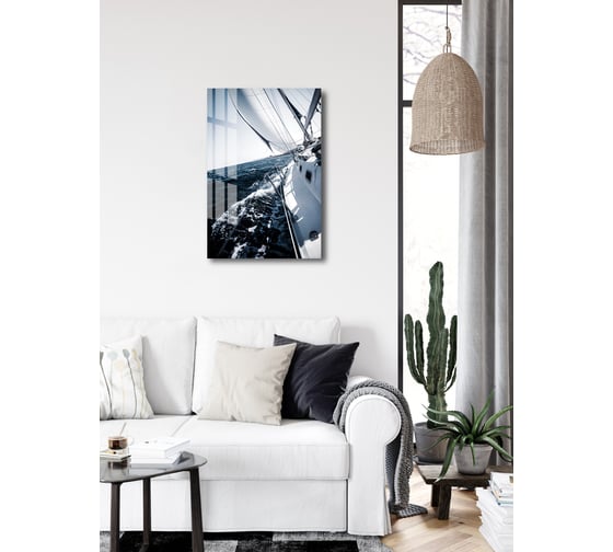 Картина на стекле ARTABOSKO яхта 1 40x60 см WBR-02-717-04