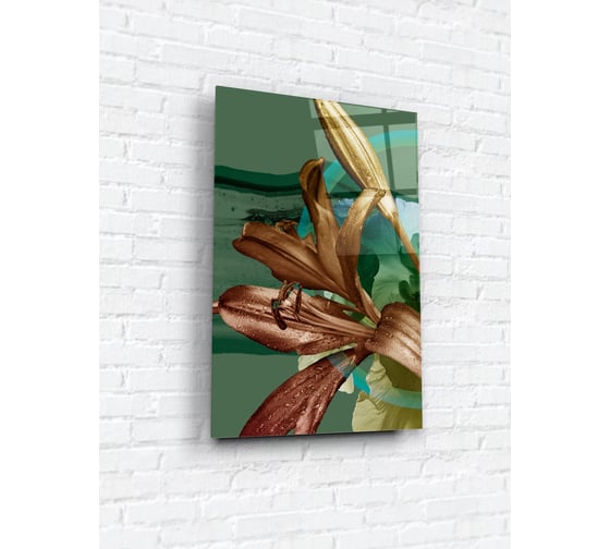 Картина на стекле ARTABOSKO блум 1 40x60 см WBR-01-652-04 1