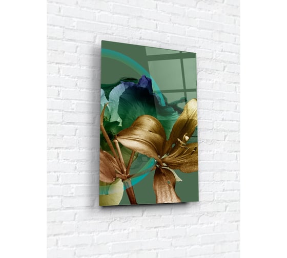 Картина на стекле ARTABOSKO блум 2 40x60 см WBR-01-653-04