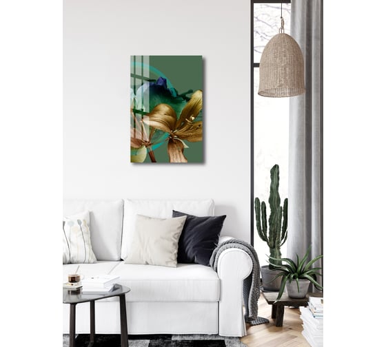 Картина на стекле ARTABOSKO блум 2 40x60 см WBR-01-653-04
