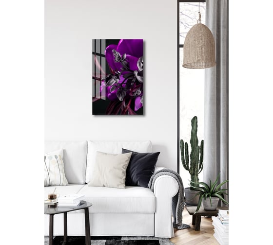 Картина на стекле ARTABOSKO блум 7 40x60 см WBR-01-658-04