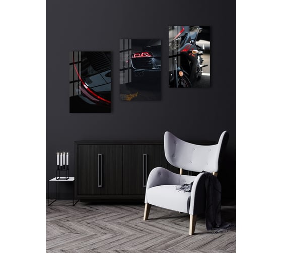 Картина на стекле ARTABOSKO гонки 9 40x60 см WBR-10-535-04