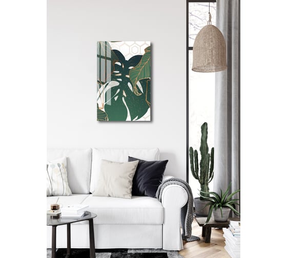 Картина на стекле ARTABOSKO тропики карандашом 2 40x60 см WBR-01-747-04/2